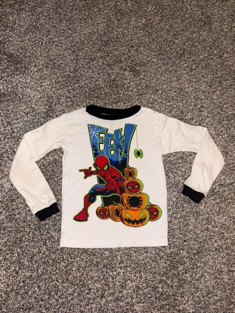 Y2K Halloween Spiderman Long Sleeve Shirt